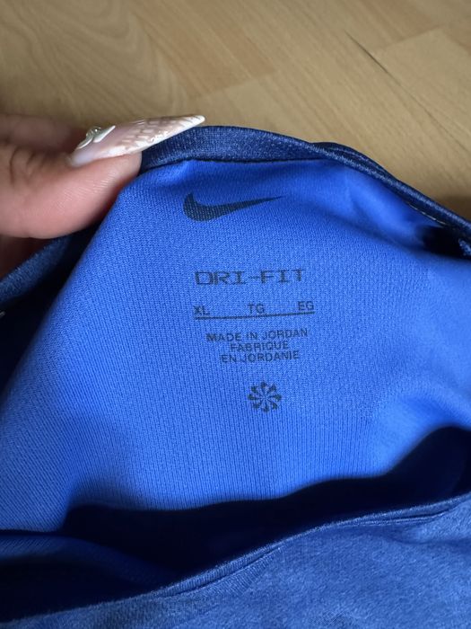 Оригинална синя спортна мъжка тениска NIKE DRY! XL