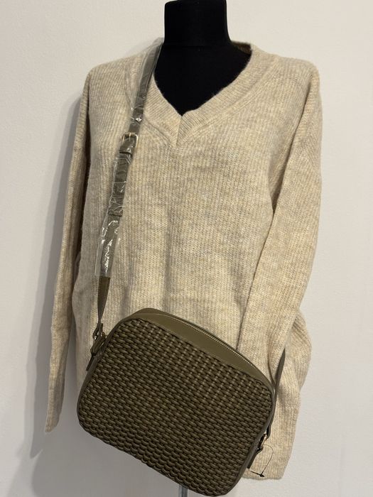 Pulover dama masura M culoare bej