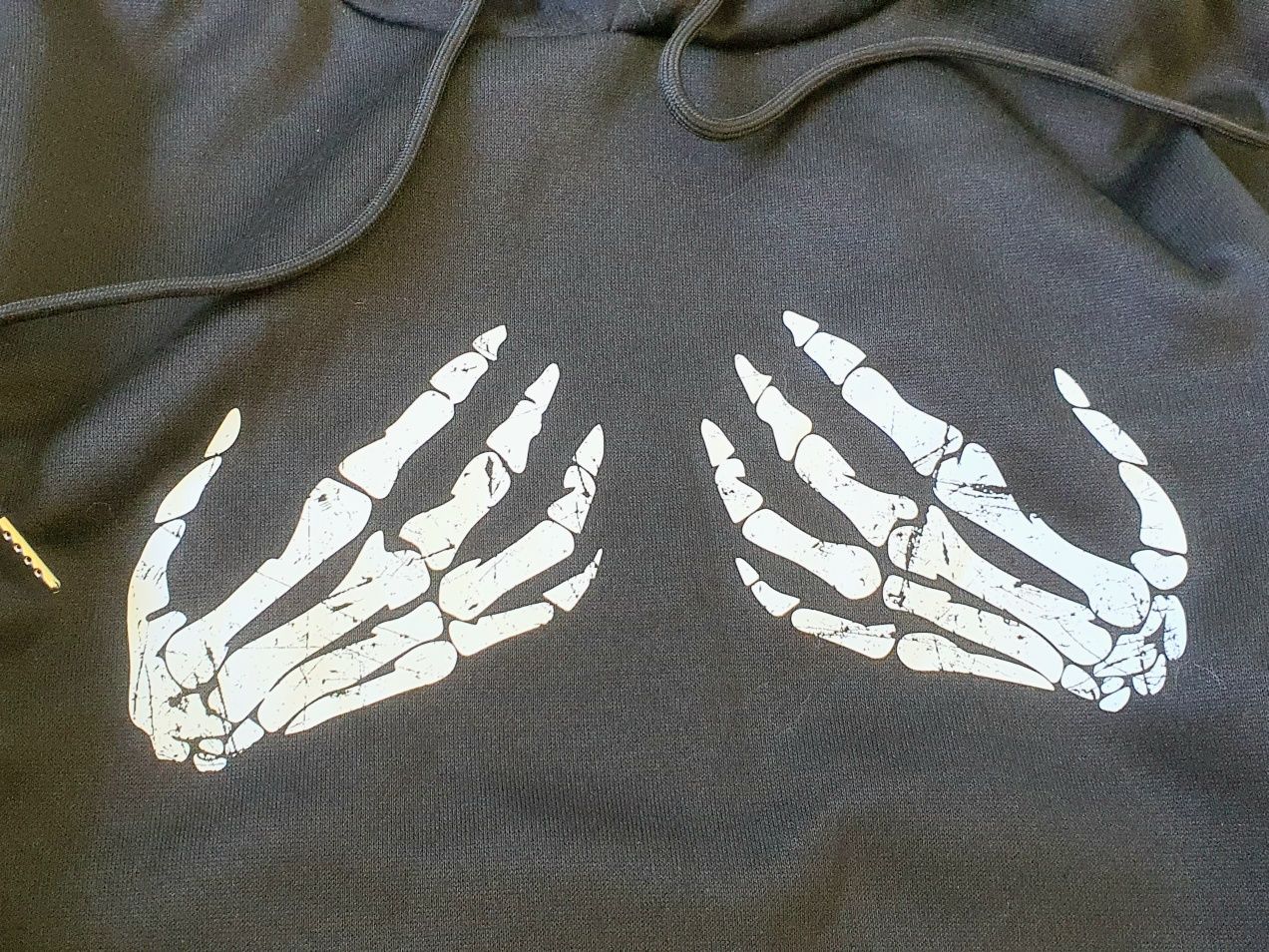 Худи Hoodie skeleton hands