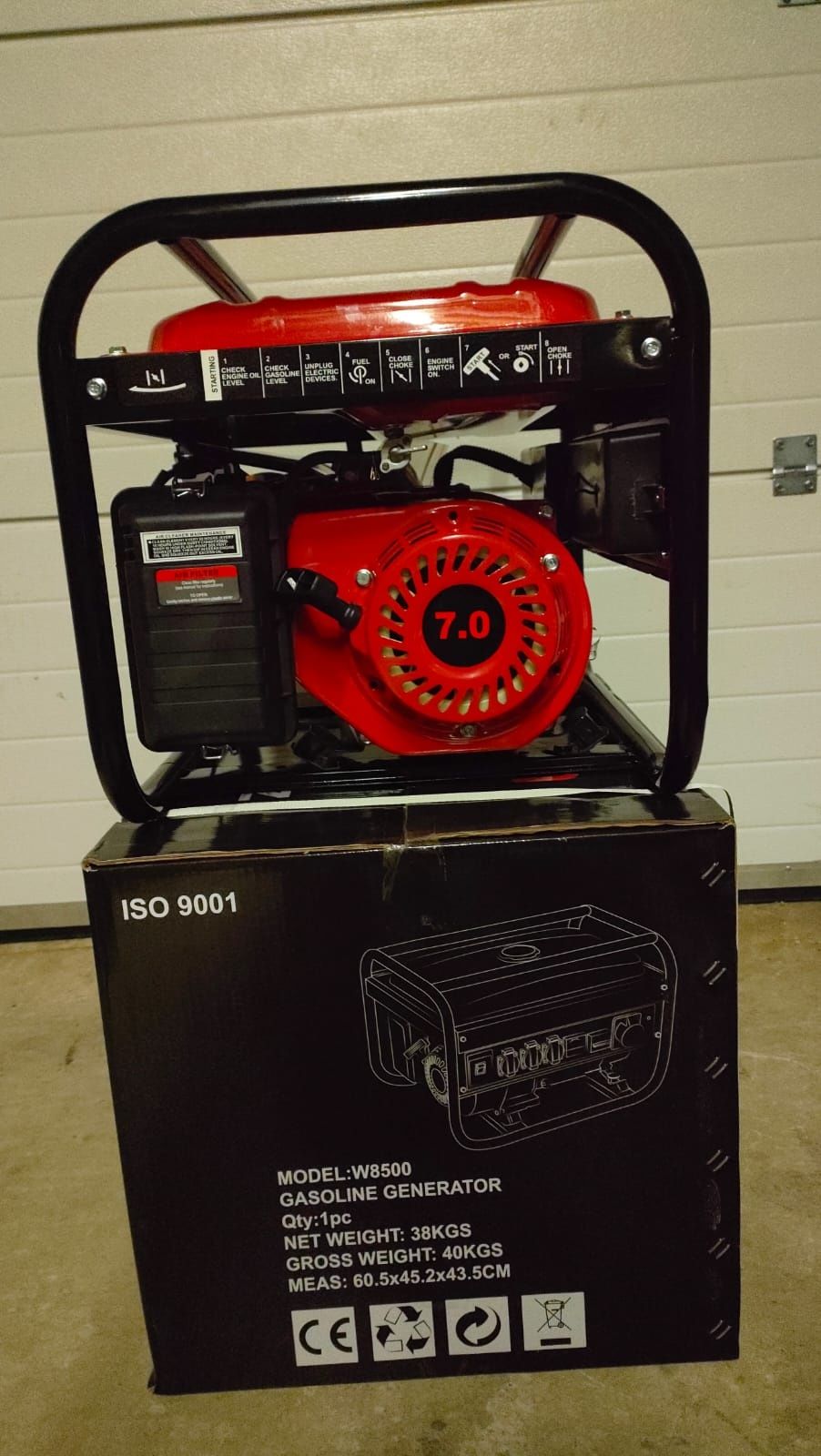 Generator Ultra Toolz W8500 adus din Germania cu 3 prize monofazice