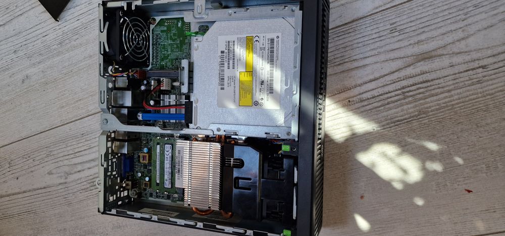 Calculator slim HP EliteDesk 800 G1, 8 gb ram,i5, ssd 128 gb