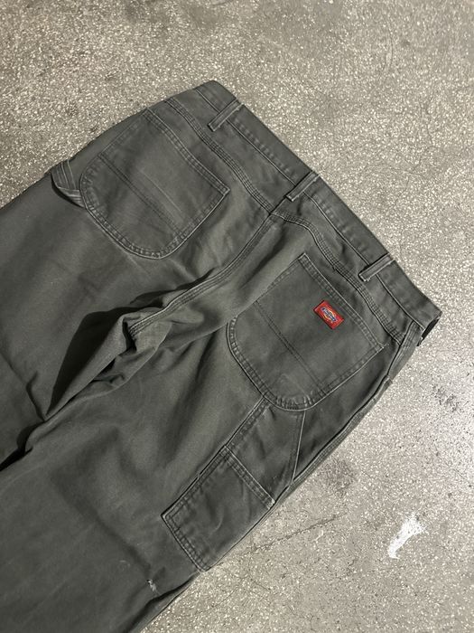 Pantaloni dickies carpenter verzi n carhartt militari nike L M XL S