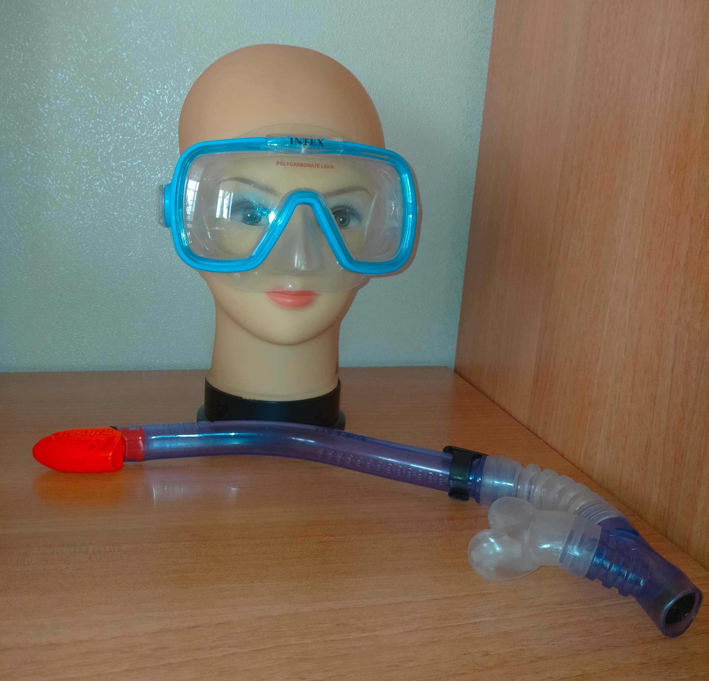 Набор для плавания очки и трубка