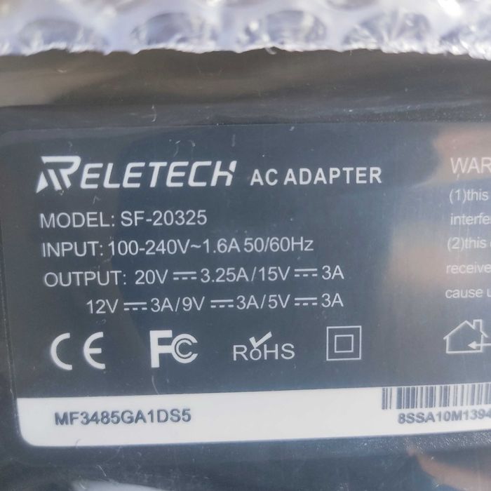 Зарядно 65W USB Type C , 5- 20V