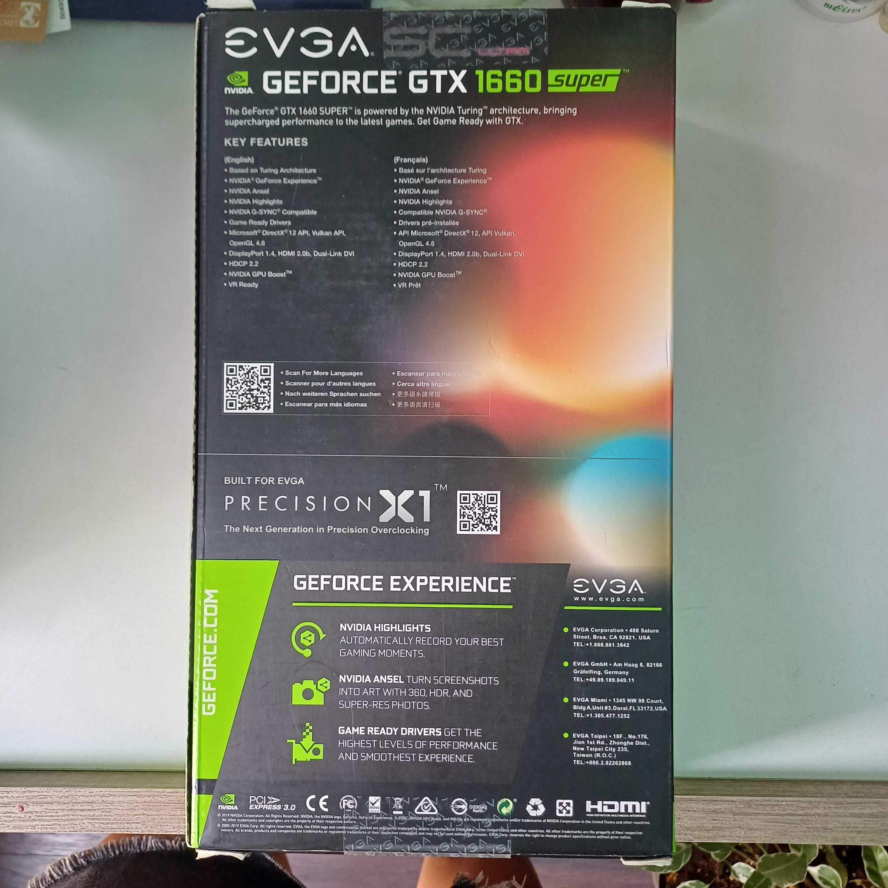 EVGA geforce GTX 1660 super SC ultra GAMING, 06G-P4-1068-KR,6GB