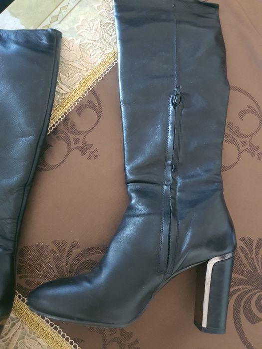 Cizme piele EPICA made în Italia , negre, 38