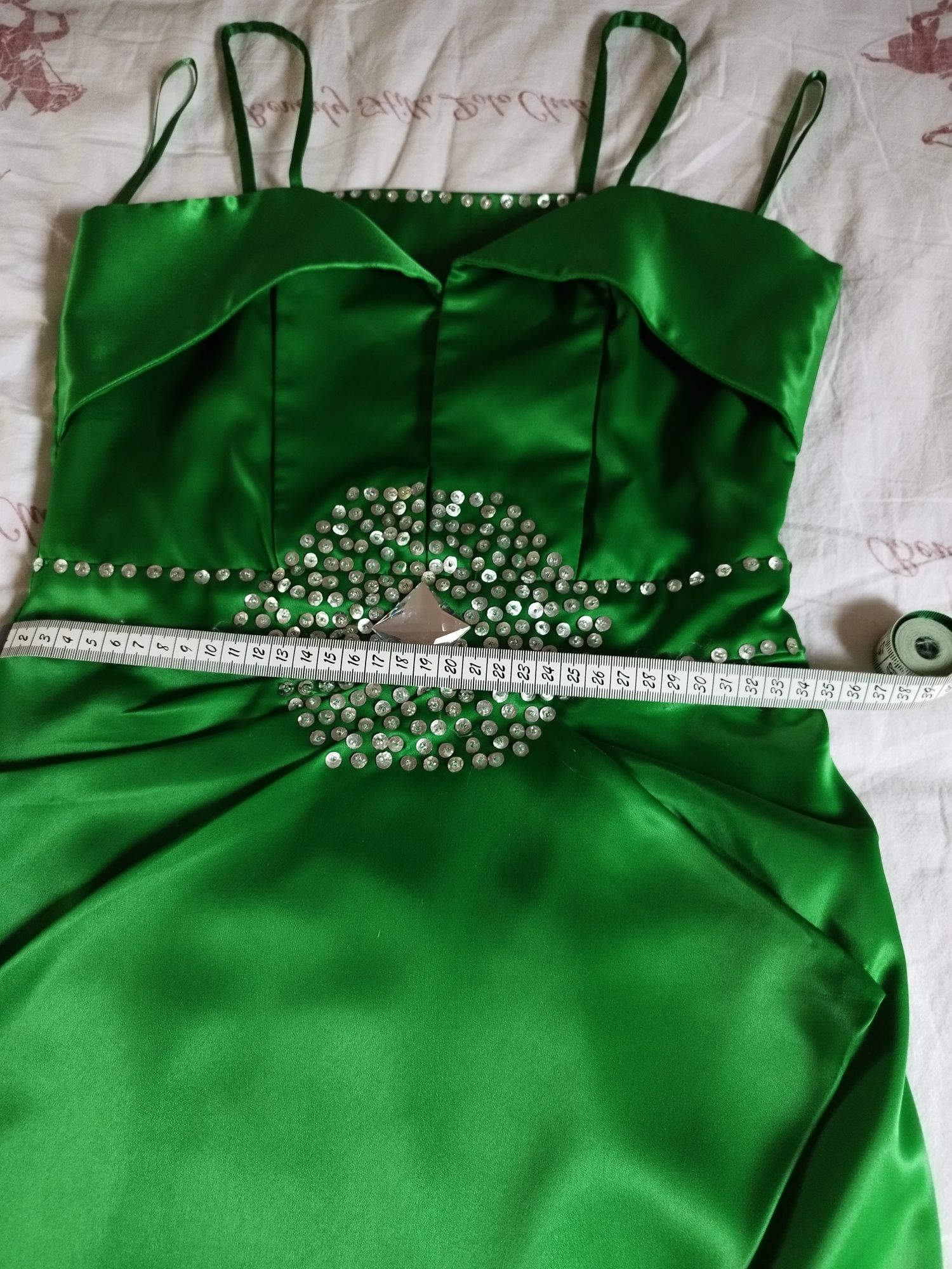 Rochie ocazie verde mărimea 38