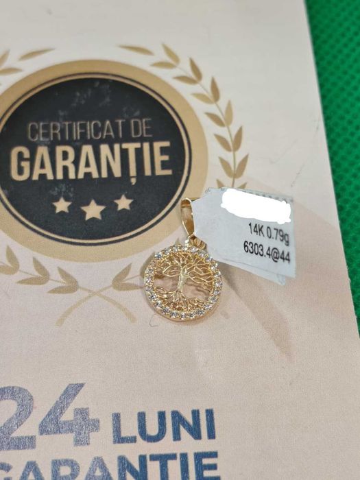 (AG44 B.6303.4) Pandantiv Aur 14K 0.79 GR( GARANTIE 24 LUNI)
