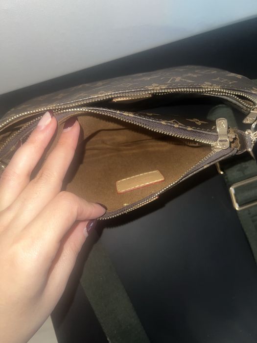 Двойна чанта с дълга и къса дръжка