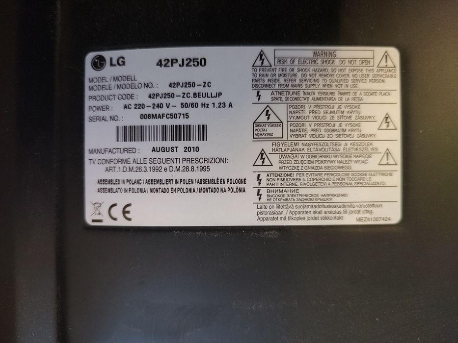 Placi tv LG 42pj250