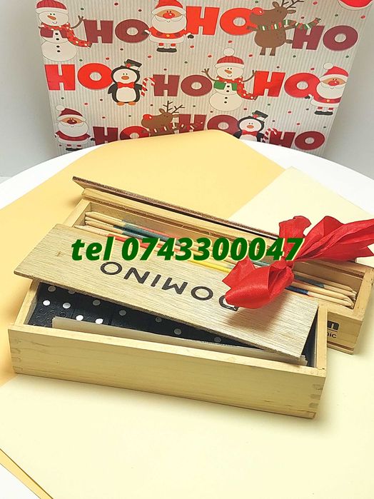 Pachet Cadou Gift  Joc Marocoo mikadoSi Domino  Transport Gratu