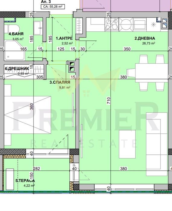 2-стаен във Варна-Виница