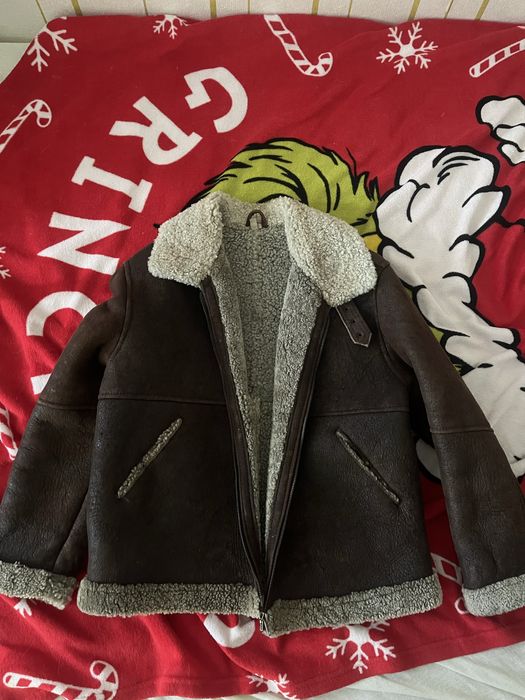 Зимно кожено момчешко яке