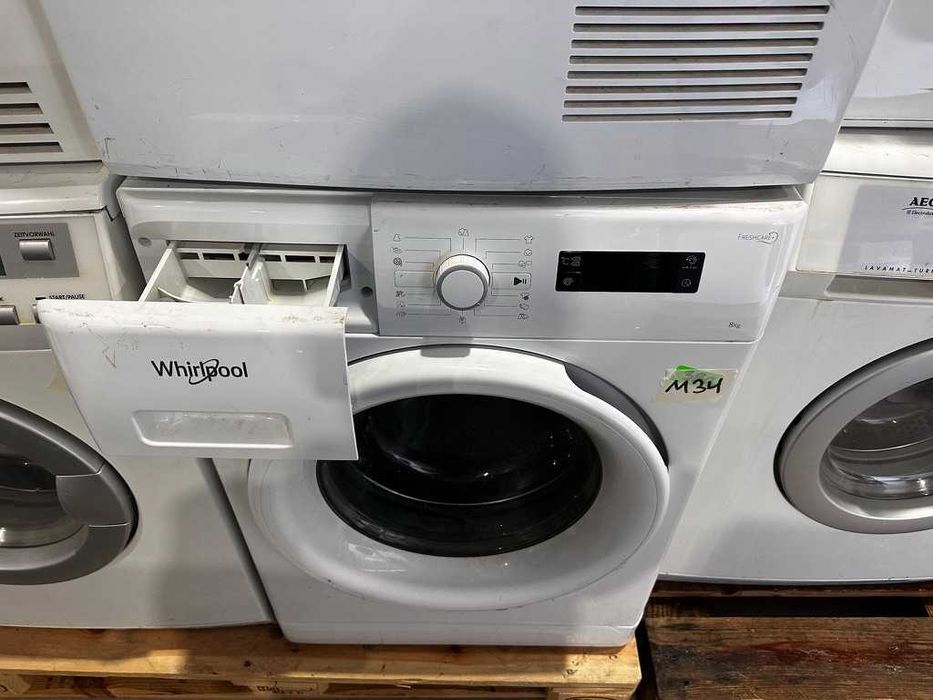 Whirlpool FWF81683W EU – пералня 8 кг, 1600 оборота, FreshCare+ (М34)