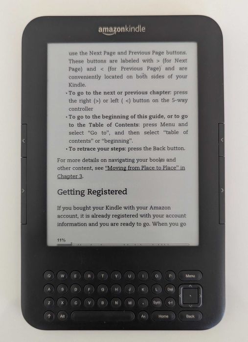 Четец за електронни книги Amazon Kindle 3