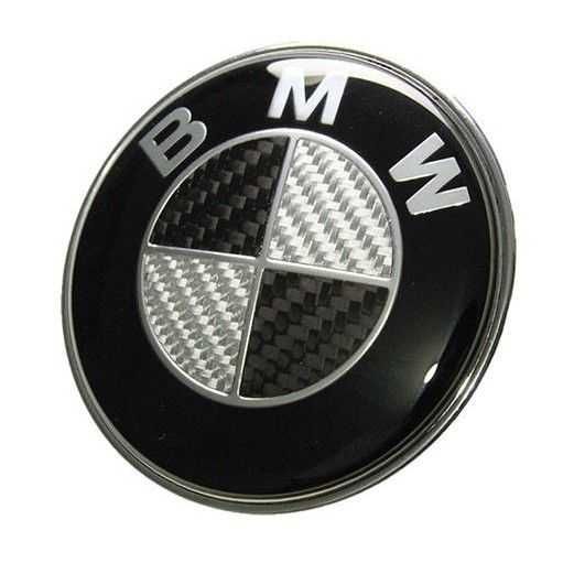 Emblema Logo BMW CARBON Capota Portbagaj E46 E39 E60 E61 E90 E92 F10