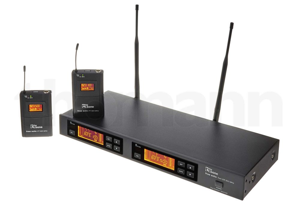 Безжични Headset микрофони the t.bone free solo Twin PT590 HeadmiKeD