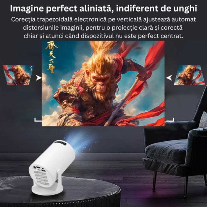 Videoproiector portabil Nexonix® HY300pro, 720p HD, 170 ANSI lumeni