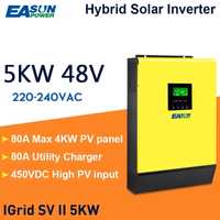Invertor solar Hibrid EASUN SV2 OnGrid-OffGrid 5KW 48V MPPT