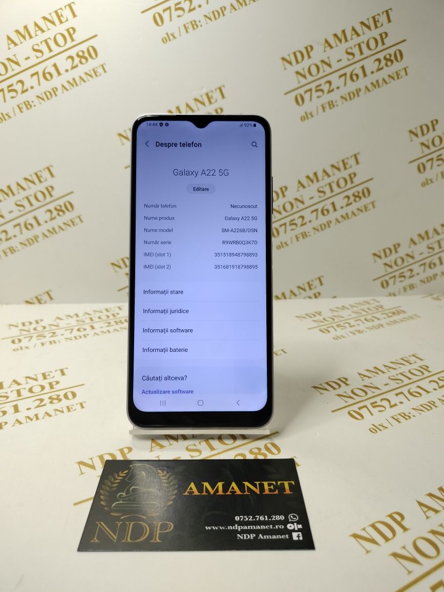 NDP Amanet Brăila Samsung Galaxy A22 5G (1386)