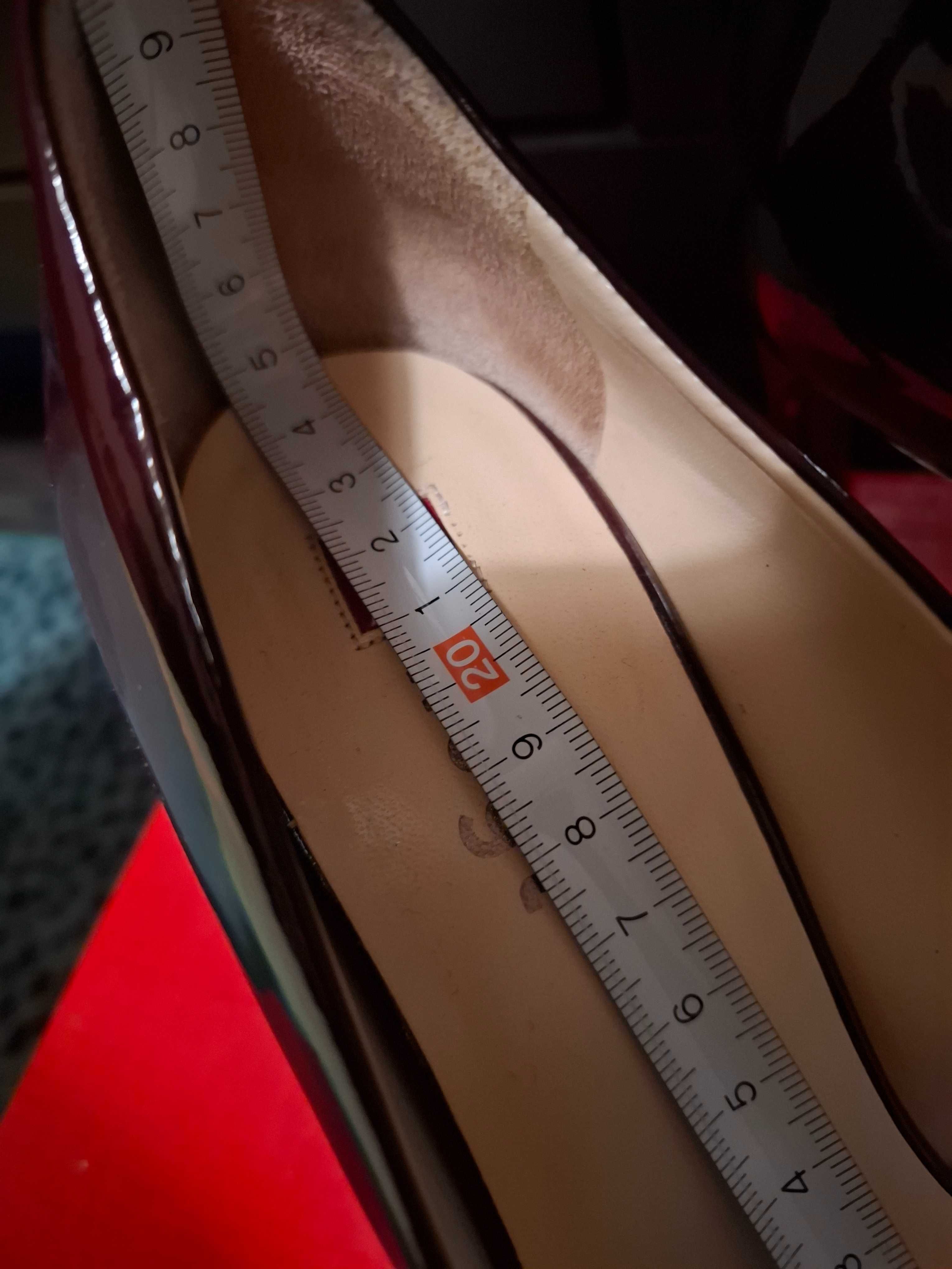 Pantofi bijuterie Hogl piele lacuita