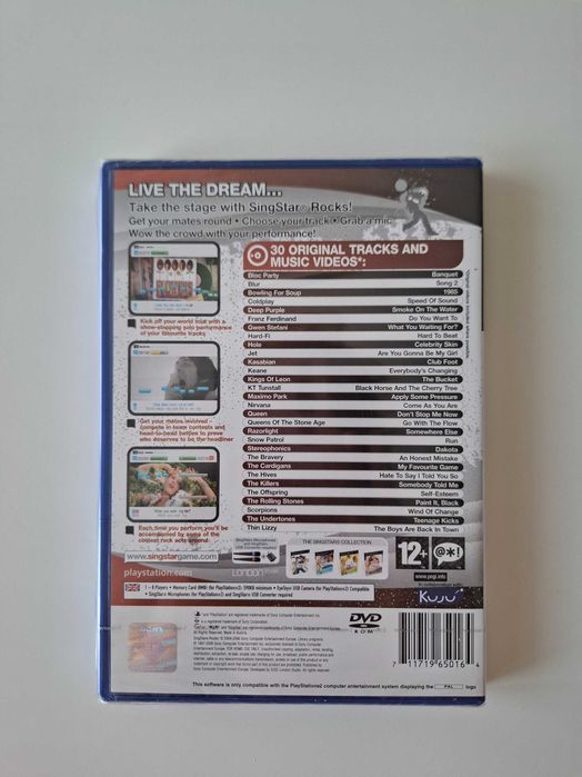 Колекция SingStar + Микрофони за PS2 Playstation 2 - Queen, Abba, Rock