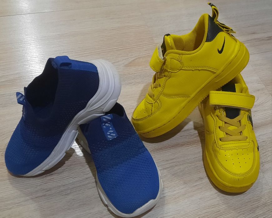 Продам синие кросы 27 размера и желтые кросы 28 размера