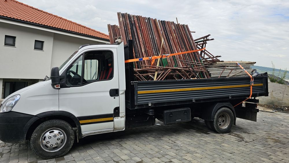 Inchiriez si Vand Schela metalica italiana 8lei mp si popici 7lei buc