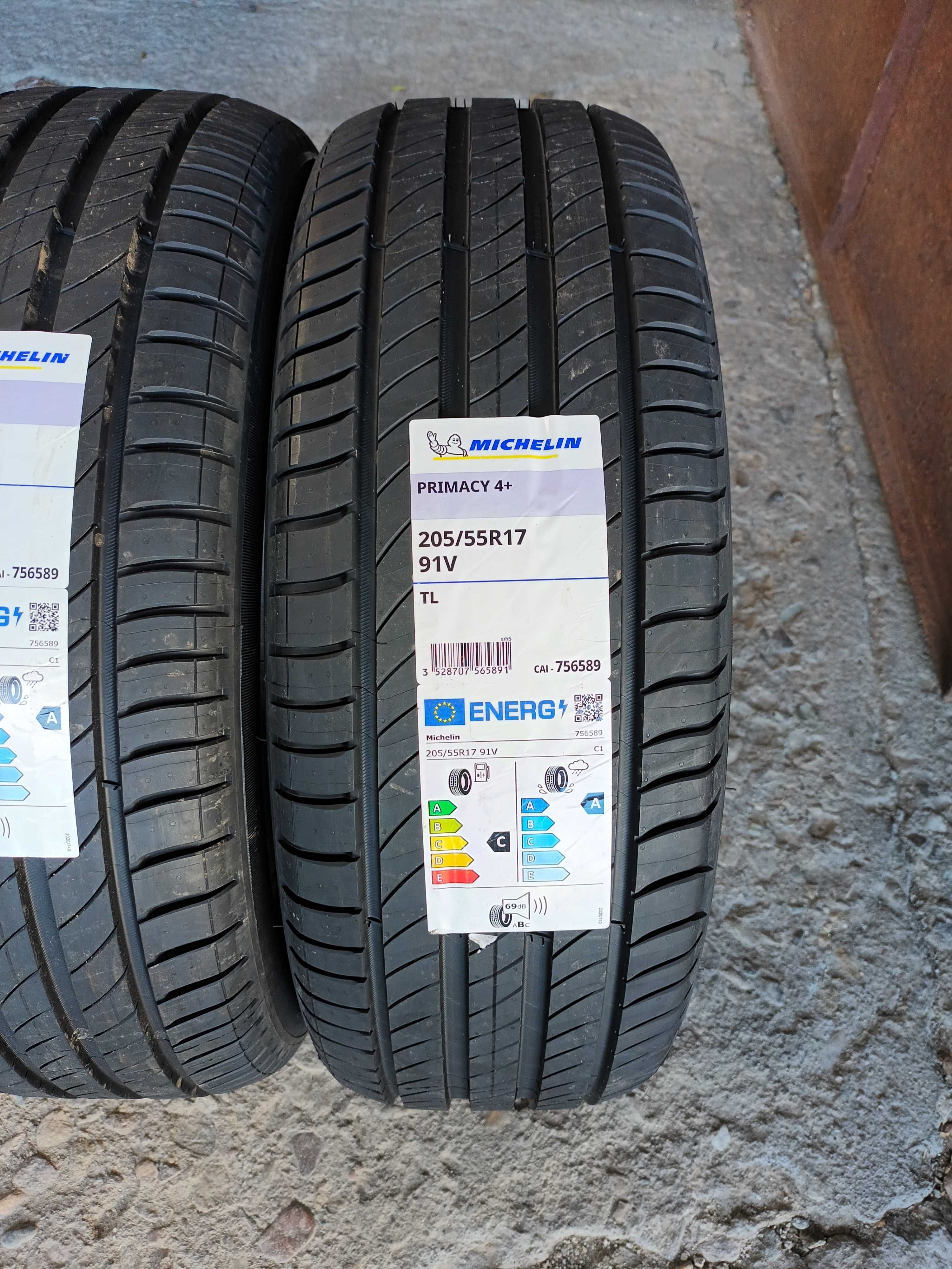 2 Нови летни гуми 205/55 R17 Michelin Primacy 4+ 91V made in Germany