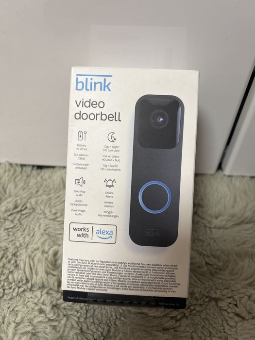 Sonerie cu apel video! video Doorbell by Blink