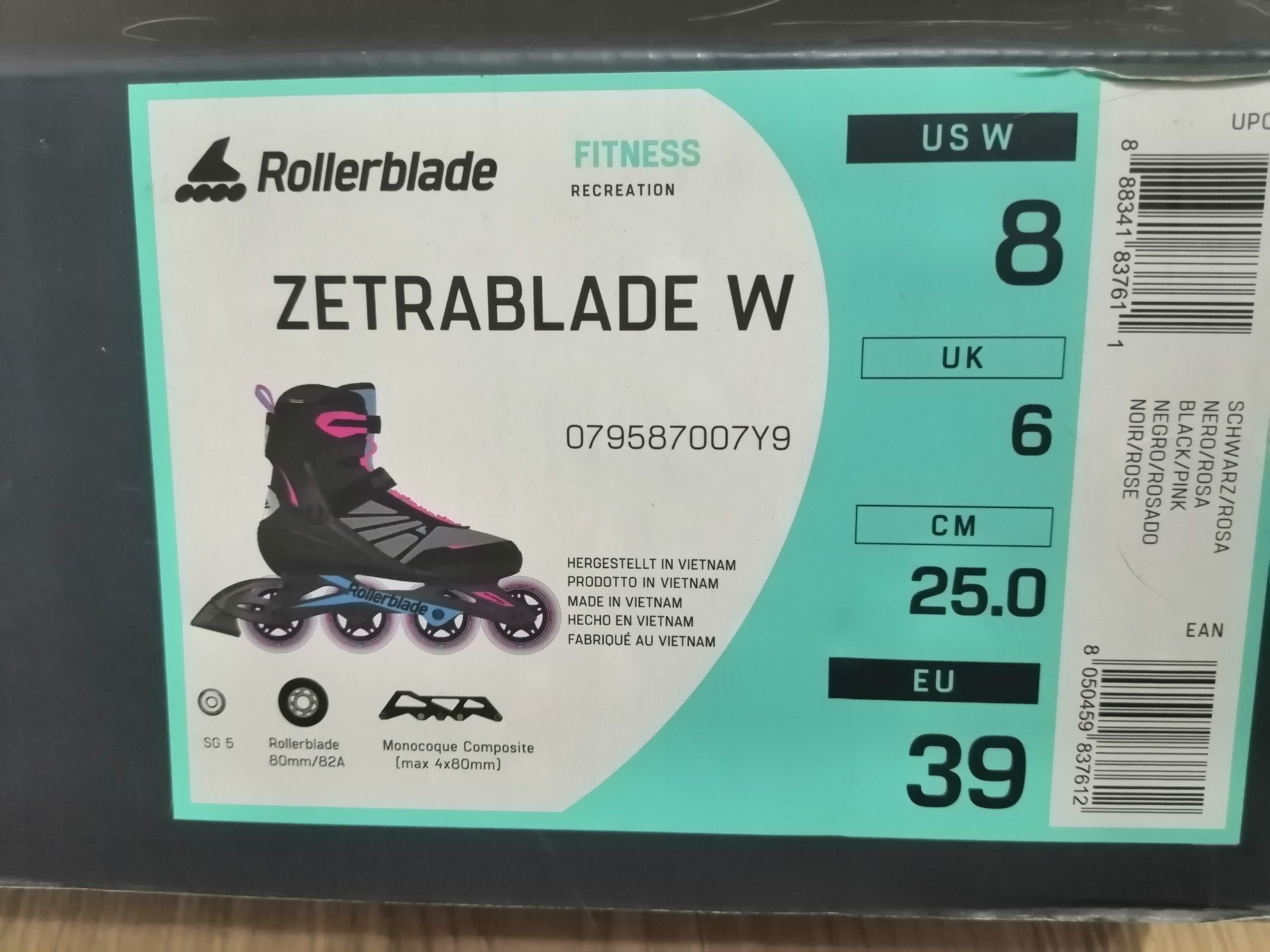 НОВИ ролери Rollerblade Zetrablade W