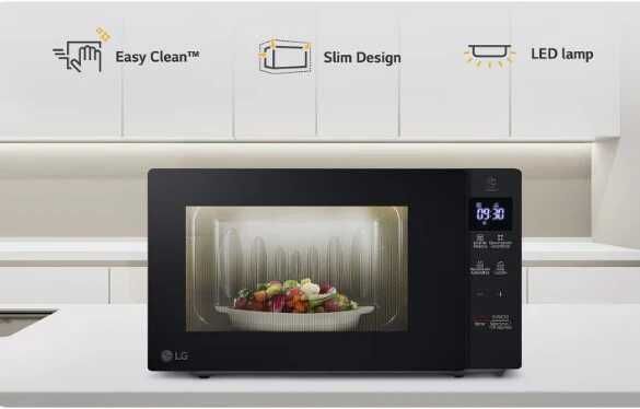 Микроволновая печь LG MS2032GAS 20 литров, черная