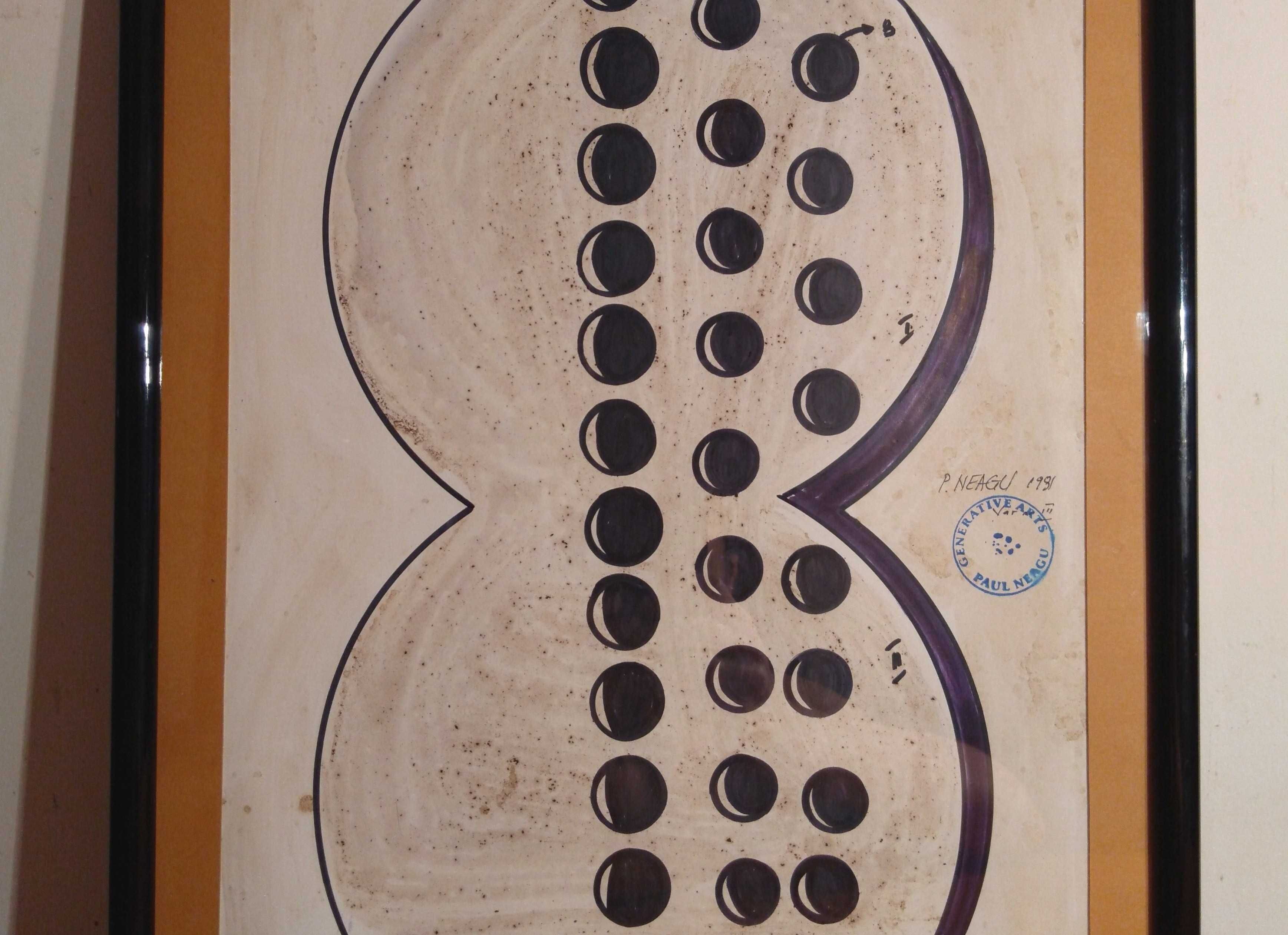 Tablou Paul Neagu, „Infinit”- tehnica mixta