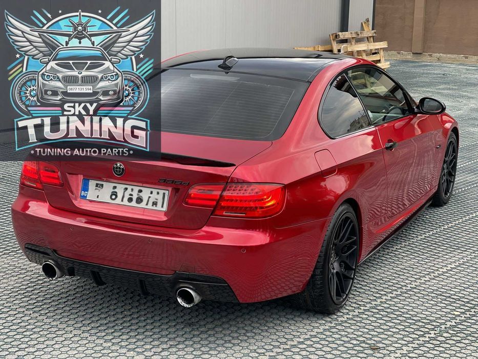 Дифузьор за бмв е92 / добавка за задна броня бмв е92 / bmw e92