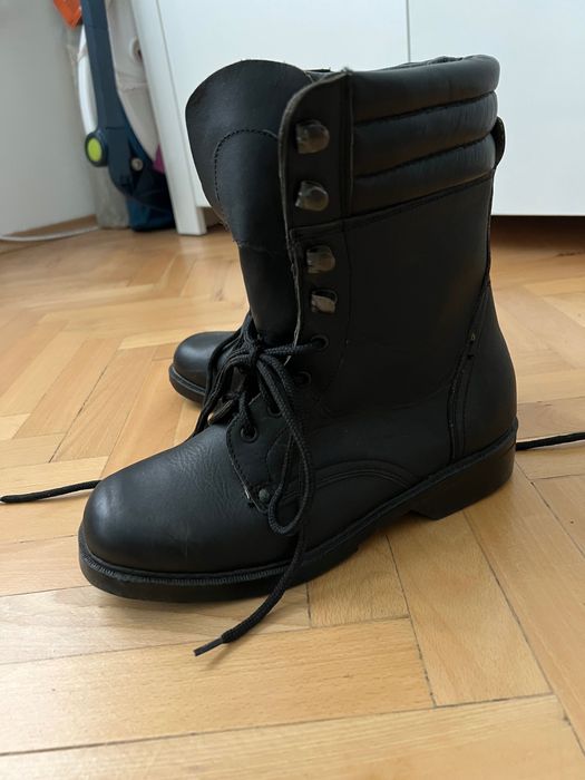 Войнишки кубинки от естествена кожа