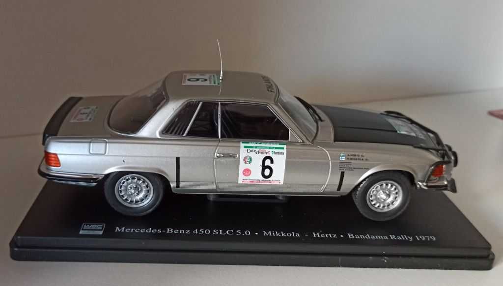 Macheta Mercedes 450 SLC C107 Winner Bandama Rally 1979 - Altaya 1/24