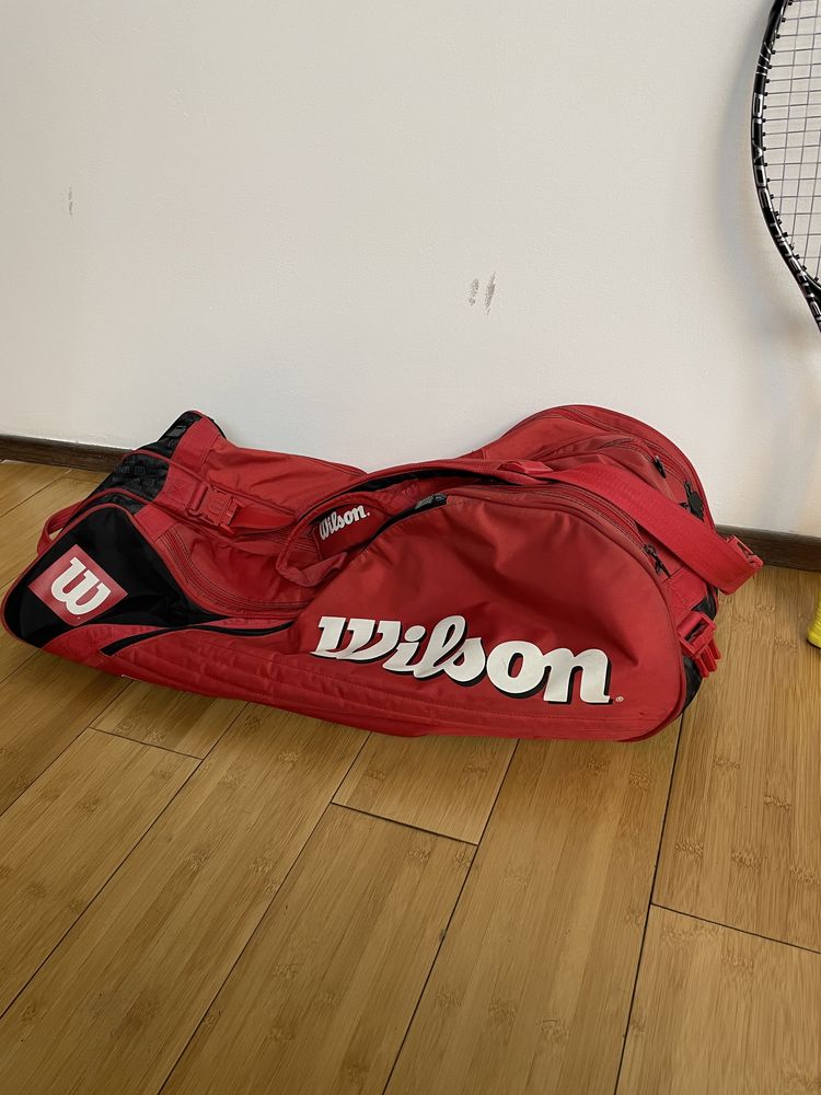 перчатки бокс, ракетки, сумка Wilson для тенниса, ботики для водного
