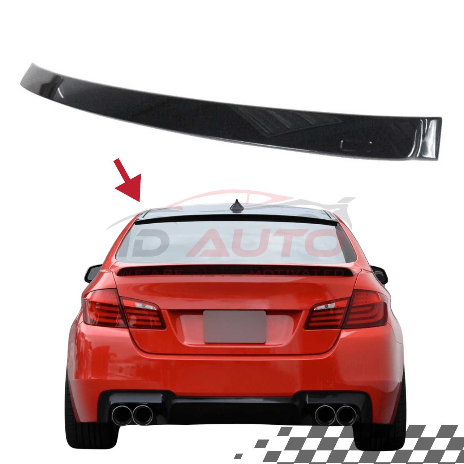 Сенник спойлер за Bmw F10 задно стъкло SCHNITZER - бмв ф10
