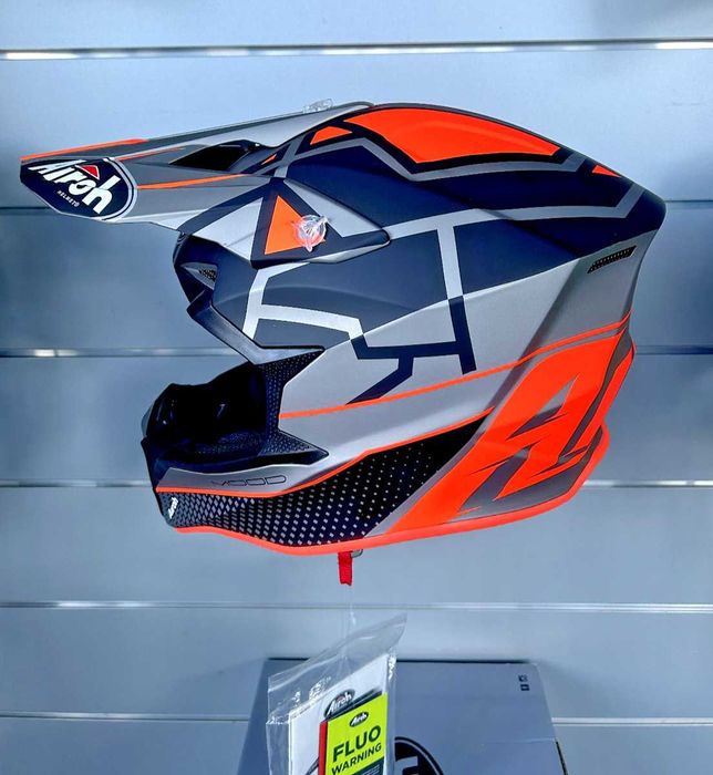 Casca Moto Airoh Wraap Mood Orange Matt