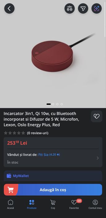 Wireless Charger, Boxa, Microfon dual Oslo Energy +