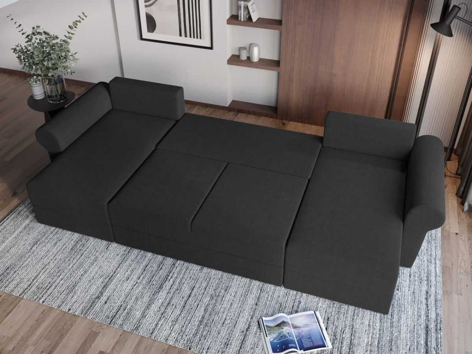 Coltar U Extensibil Bonito gri antracit - Transport Gratuit