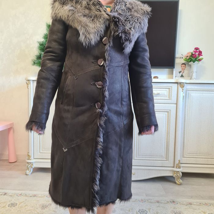 Натуральная дубленка, мех тоскана