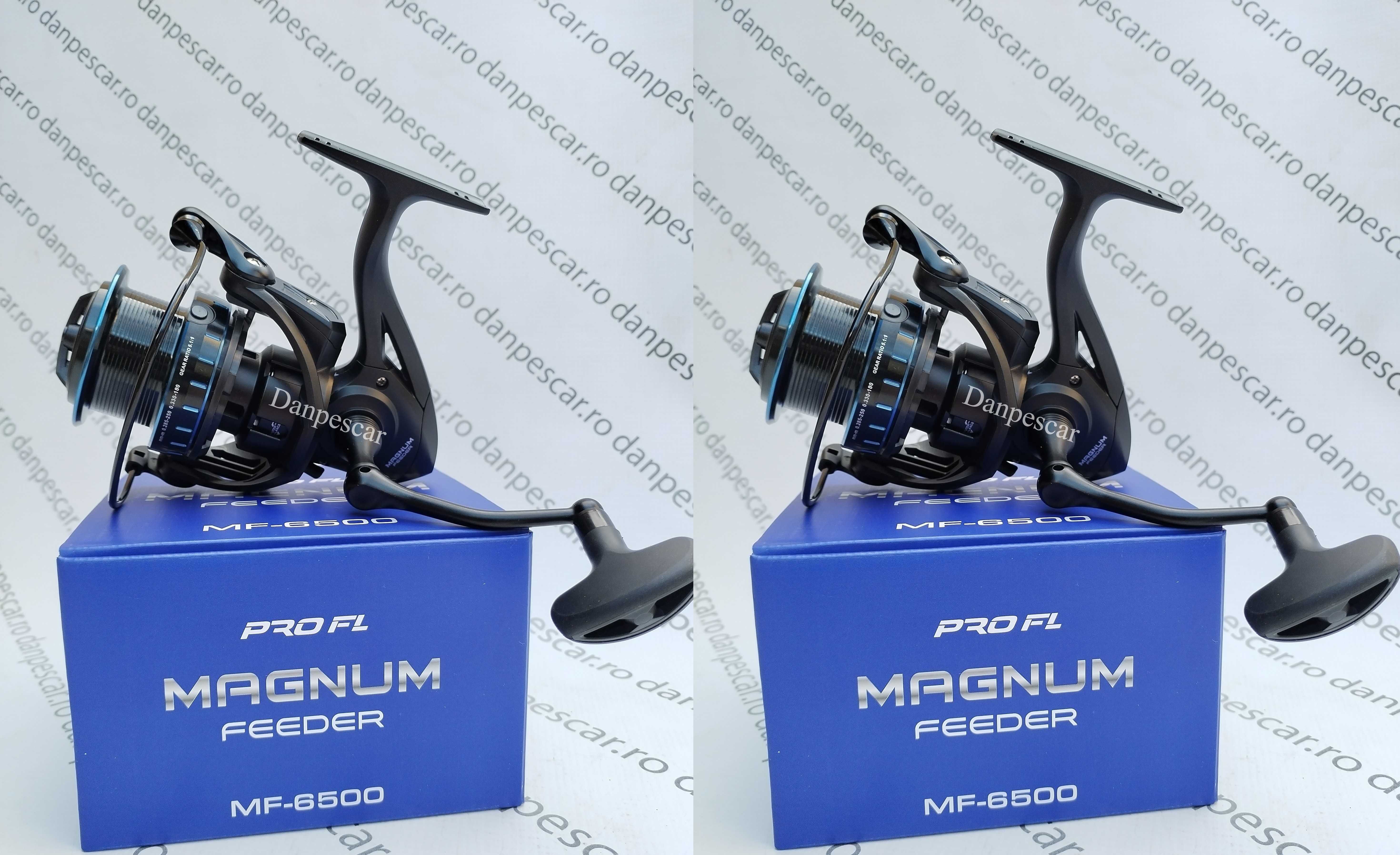 SET 2 Mulinete Feeder si Crap PRO FL MAGNUM Feeder MF6500  Long Cast