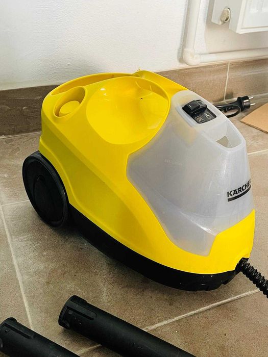 Aparat de curatat cu abur KARCHER SC 4, 0.8l, 2000W, galben-argintiu