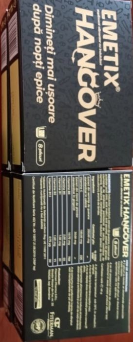 Emetix Hangover pastile și pliculețe