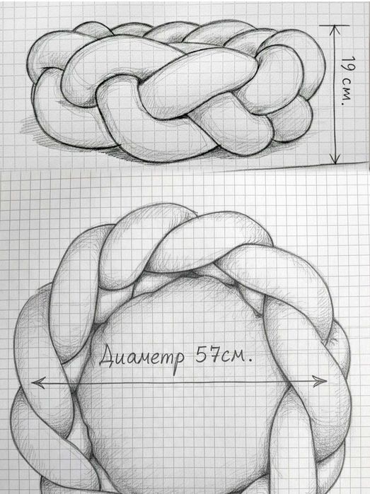 Лежанка "Косичка" для кошек и собак