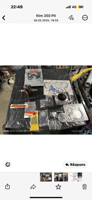 Vand ktm exc 350 f cu acte