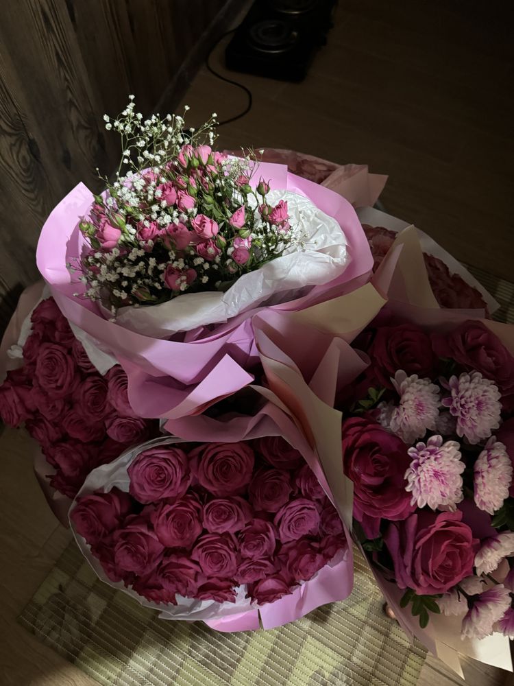 Продаем свежие букеты, цены предлагайте сами