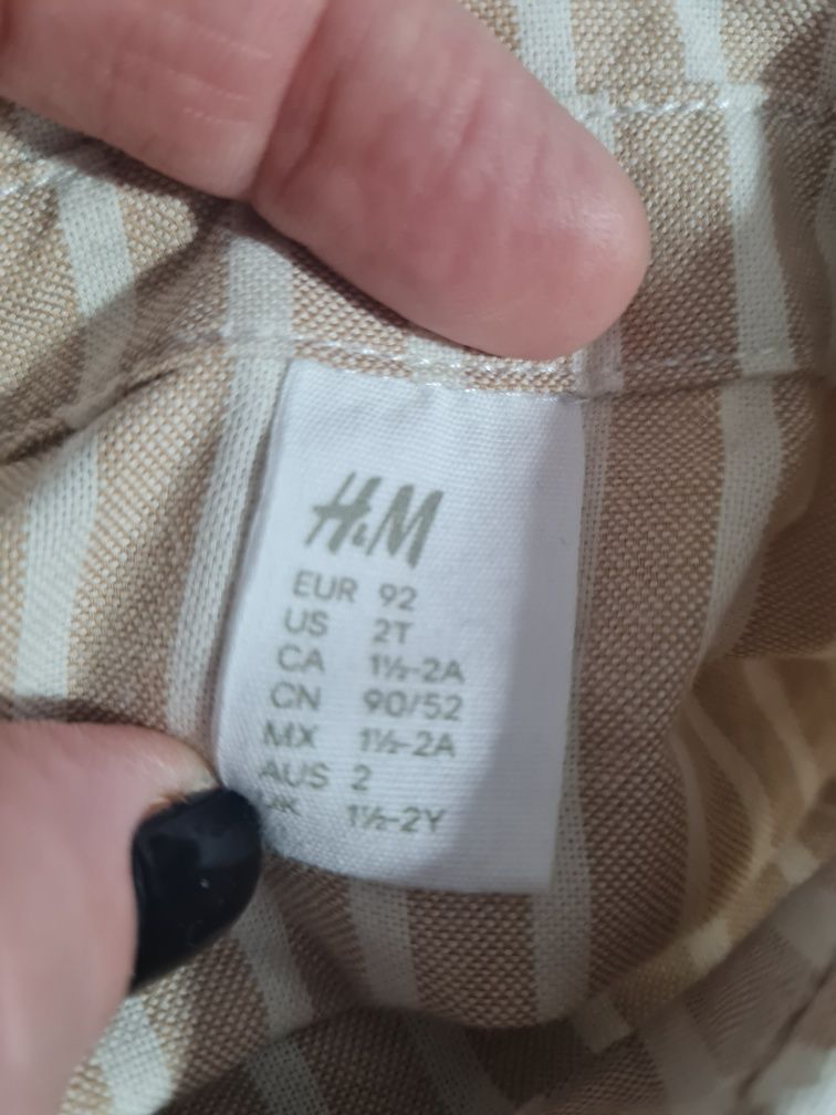 Camasa+pantaloni H&M nou mar. 92-curier GRATUIT