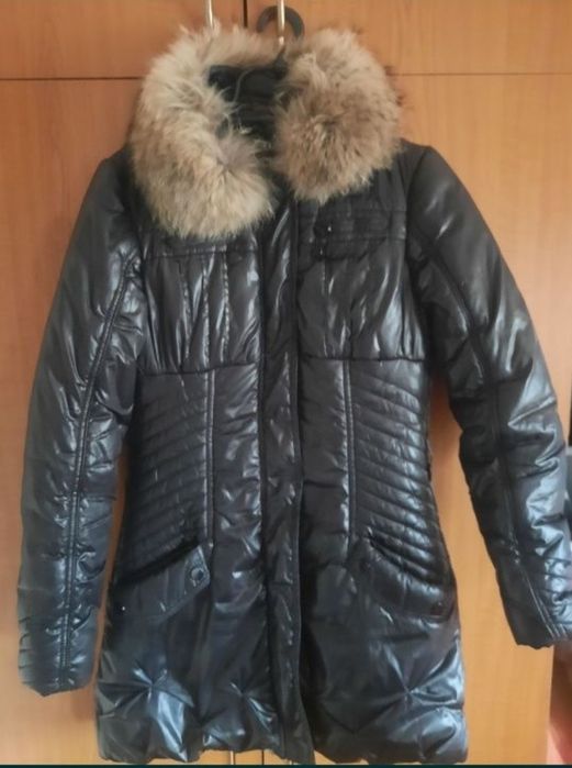 Geaca damă guler blana